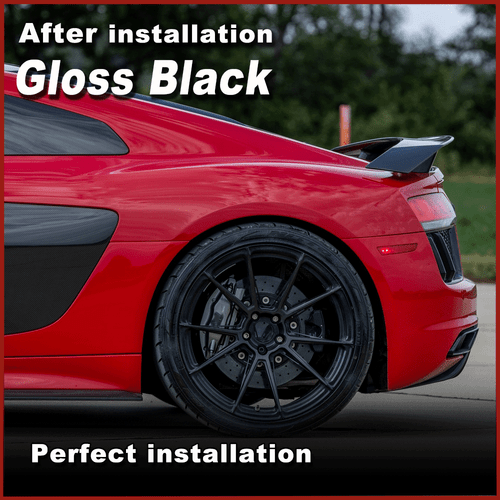 Alerón trasero negro brillante apto para AUDI R8 V10 cupé 2016-2019 alerón tapa maletero ala - Imagen 5 de 13