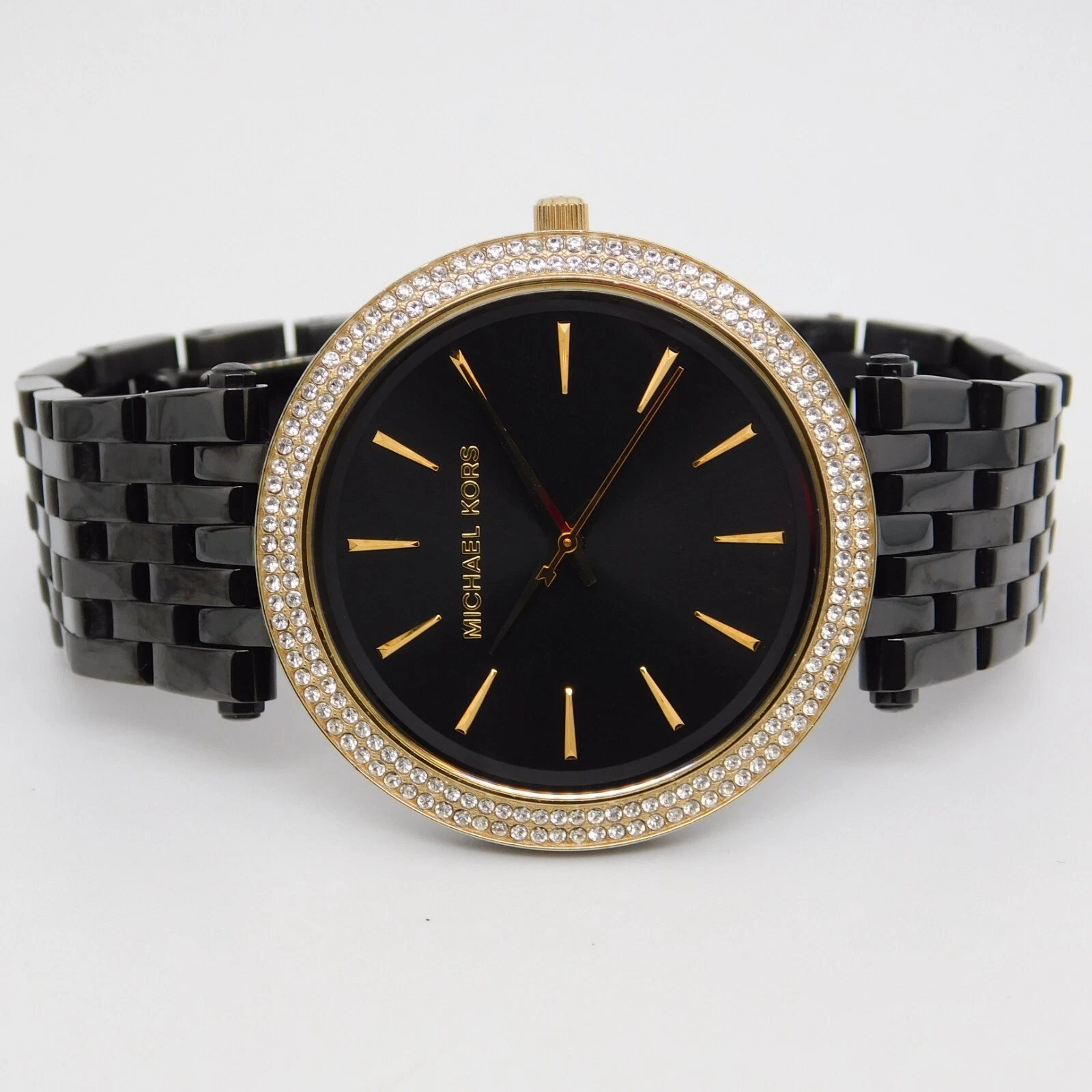 Orologio Donna MICHAEL KORS MK 3322 All St. Acciaio Quarzo Tg. batteria nuova 6 1 4"