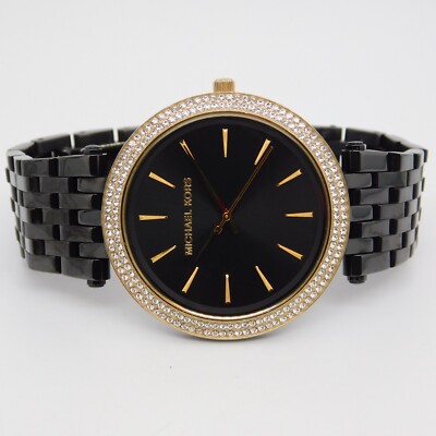 MICHAEL KORS MK-3322 All St. Steel Quartz Women's Watch Sz. 6 1/4'' New Battery