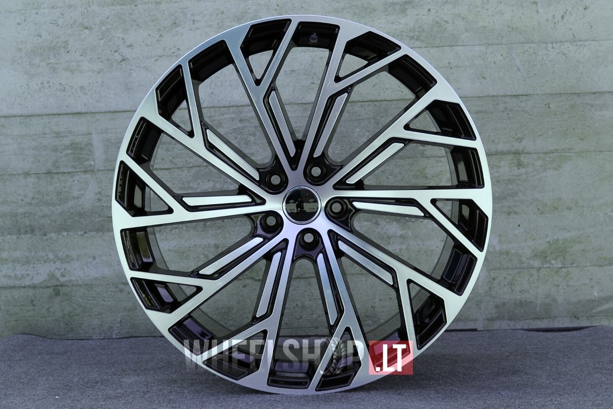 Audi Style R21 5x112 ET30 9j 4 x 21 inch alloy wheels Black