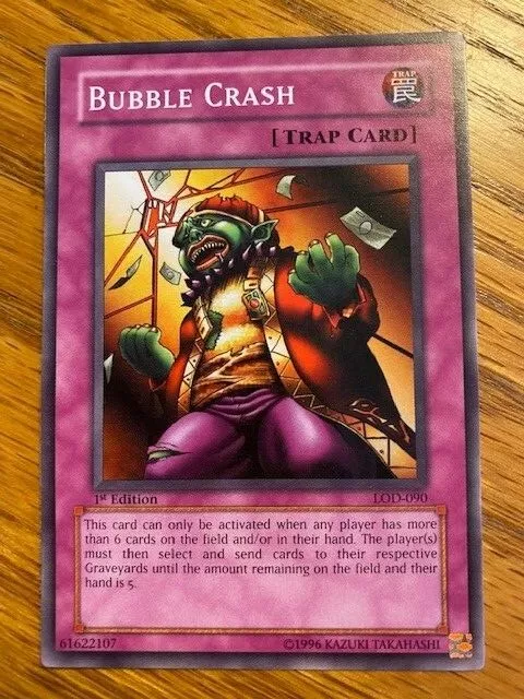 Yu-Gi-Oh! Card BUBBLE CRASH - LOD-090 1st Edition