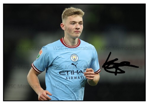 11650. Kian Breckin Signed Pictures (A4 Prints) Man City Crewe Wycombe etc.