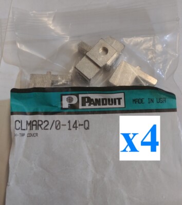 4pcs 4 NEW Panduit CLMAR2/0-14-Q TIN-PLATED COPPER MECHANICAL LUG
