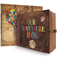 146 Pages Scrapbook Our Adventure Book Photo Album Christmas Valentine Gift Book
