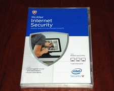 McAfee Internet Security  2015 | 3 Devices | NO CD Drive Needed *FACTORY SEALED*