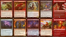 Custom Lizard Tribal Commander EDH Deck - Gev, Scaled Scorch - MTG Magic