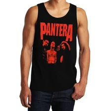 Pantera Unscarred Heavy Metal Rock Band Black Tank Top