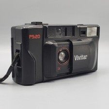 Vivitar PS:20 DX 35mm Point and Shoot Camera - Vintage, Uses 35mm Film