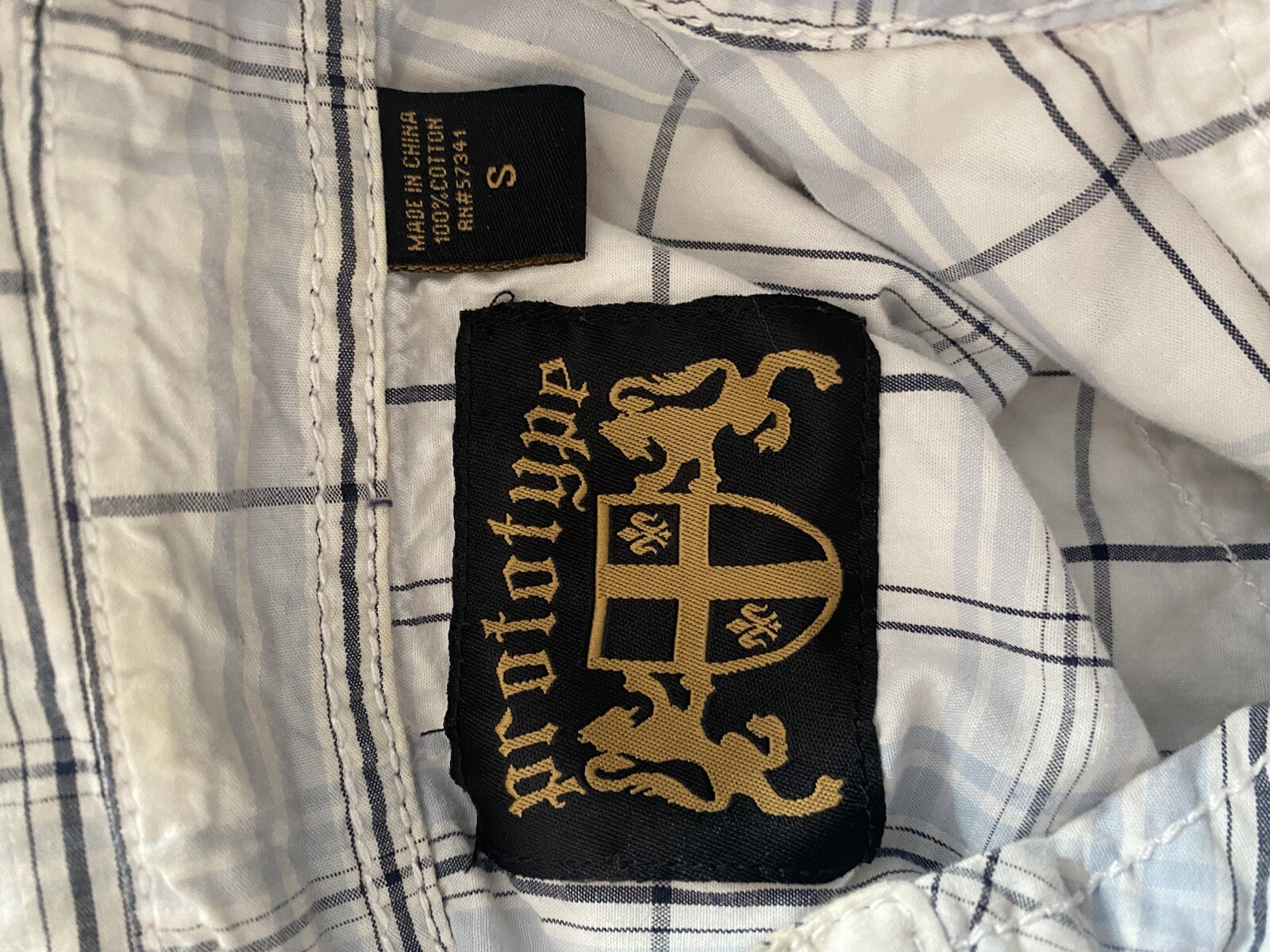 Prototype Western Pearl Snap Button Down Shirt Me… - image 6