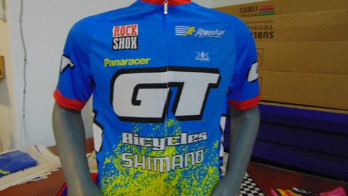 GT MID SCHOOL BIKE JERSEY CLASSIC MTB JERSEY RACE BIKE SHIRT BMX VINTAGE XL - Picture 2 of 6