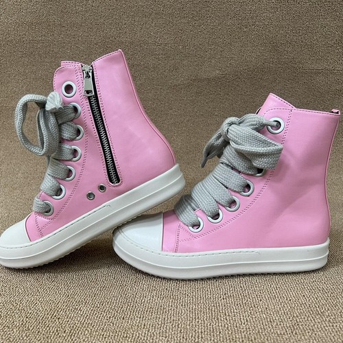 Unisex High-Top Thick Lace-Up Chunky Casual Sneakers-JZH7 - Picture 38 of 87