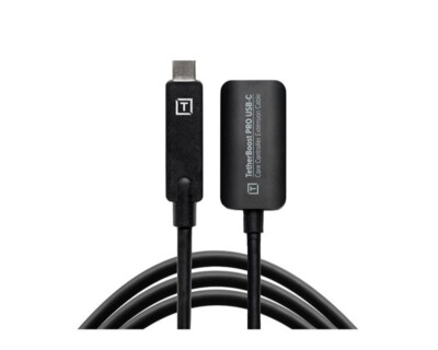 Tetherboost Pro Usb-C Core Kontrolleur Verlängerungskabel Schwarz