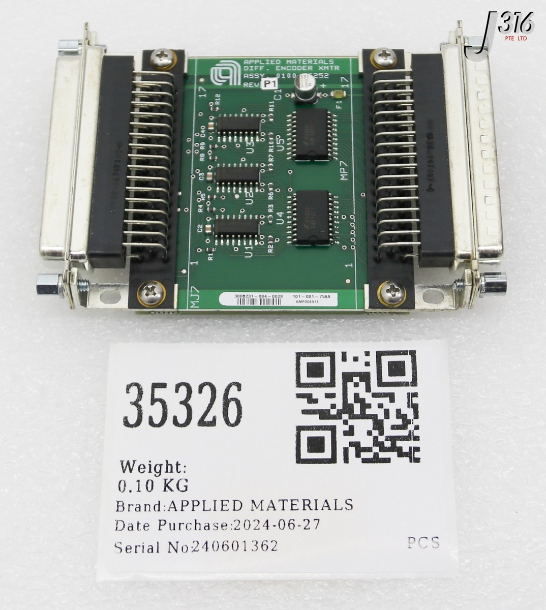 35326 APPLIED MATERIALS PCB, ASSEMBLY, DIFFERENTIAL TRANSMITTER