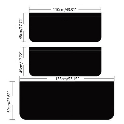 3x Heavy Duty Automotive Mechanic Magnetic Fender Cover Work Mat Protector Pad - Foto 6 di 6