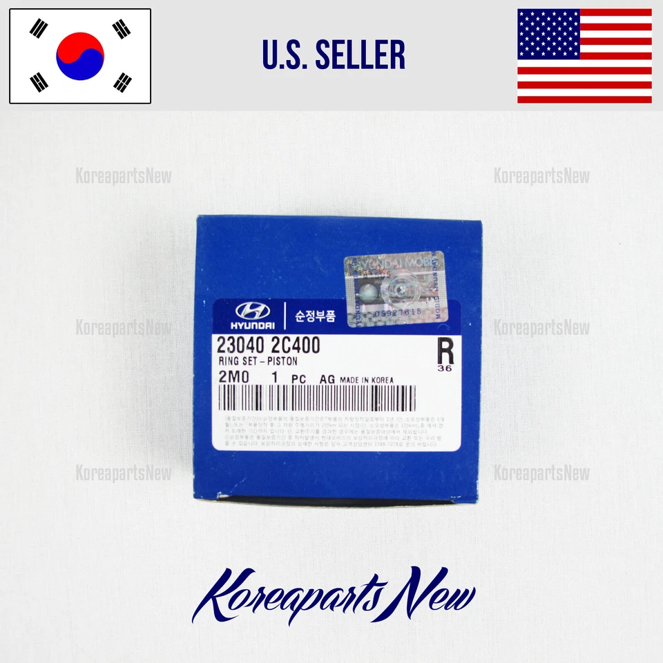 Juego de anillos turbo 2,0 L pistón 230402C400 ⭐OEM⭐ Hyundai Genesis cupé 2010-2012 Foto 3 de 3