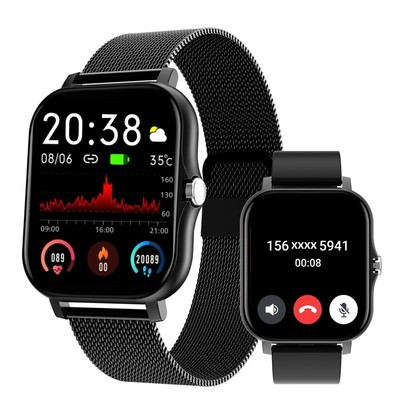 Smart Watch Women Men Sport Fitness Call Receive/Dial Waterproof Alarm SOS Watch