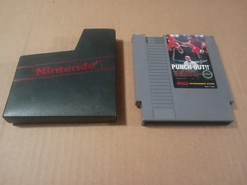 New ListingMike Tyson's Punch-Out!! (NES, 1987) Authentic, Tested Clean w/dust sleeve.
