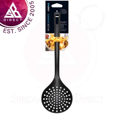 Chef Aid Nylon Schaumlöffel Küchengerät Für Mit Antihaft-Kochgeschirr │ Schwarz - Bild 1 von 4