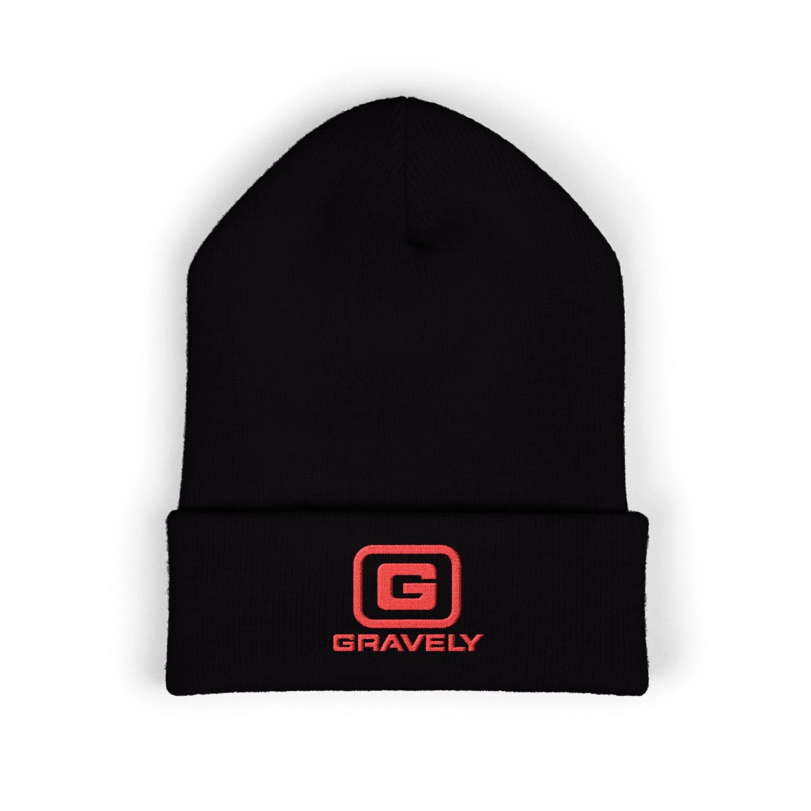 Gravely Tractor Crane Adult Winter Black Classic Beanie Hat