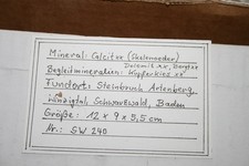 Calcit xx , Baryt u. and. Min. , Steinbruch Artenberg , Schwarzwald Mineralien