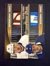 #SRD-24 Matthews/Marner 2020 President's Choice Game-Used StickRack Dual