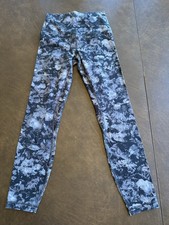 Lululemon Align Pant II 25 Leggings W5BYXS Floral Illusion Ice grey Size 4 Nulu