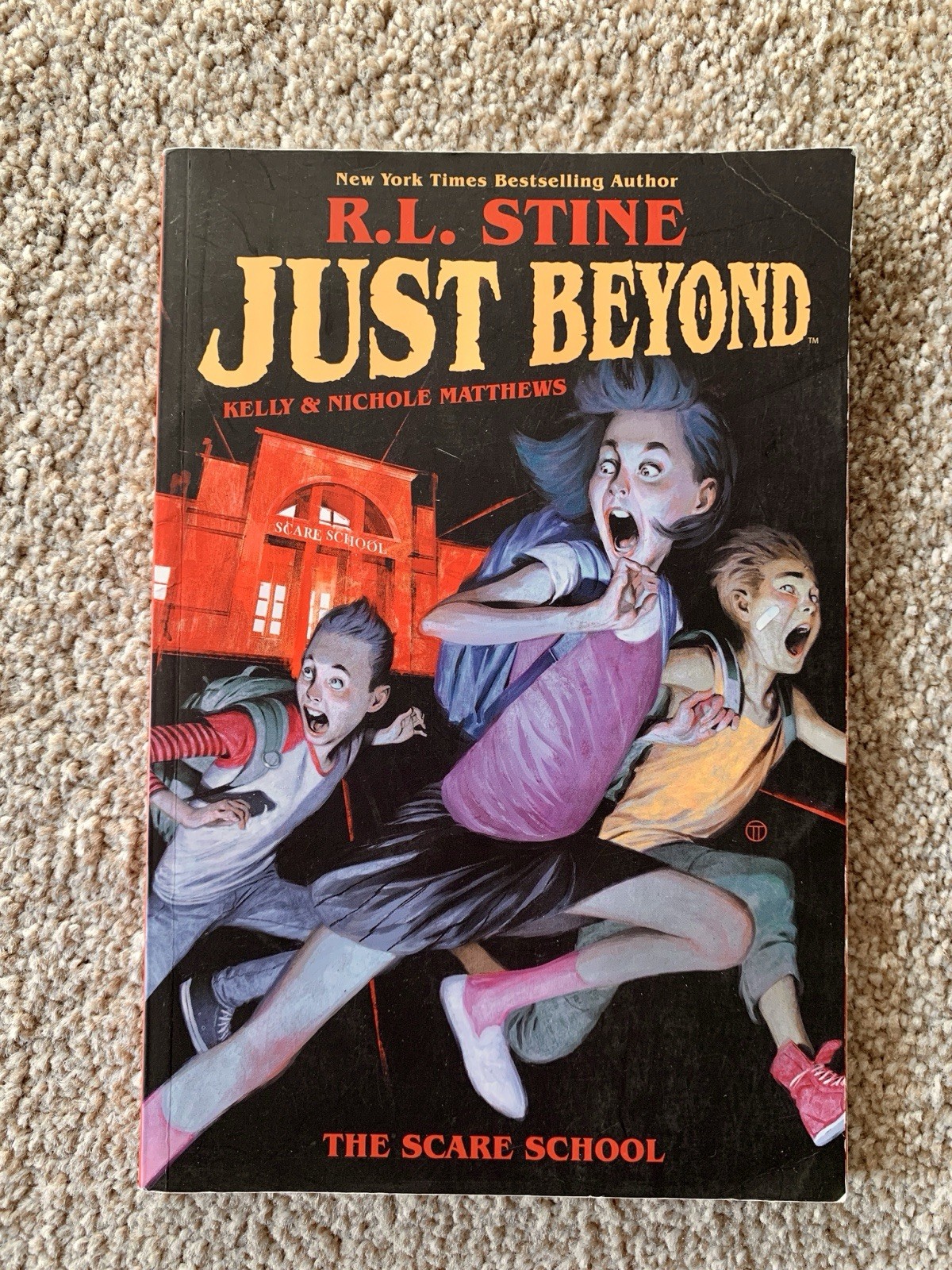R L Stein Just Beyond The Scare School Paperback Pre Loved PLS Read Description