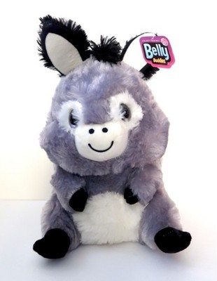 NANCO Belly Buddies Plush Donkey PF-BDO10 Smiling Stuffed Animal Toy Lovey 10 