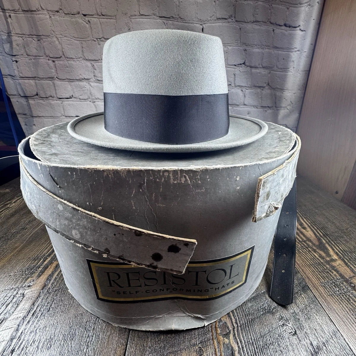 RESISTOL ハット ケース付き Resistol Hat Box In Men's Vintage Hats