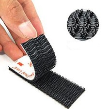 3M Tape Double Sided Adhesive Mushroom Black Fastener Adhesive Tape Sewing Fabri