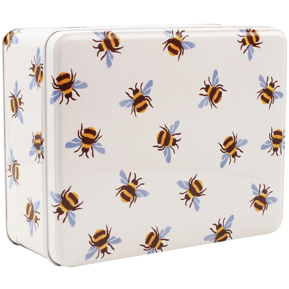 Emma Bridgewater Storage Tin Bumblebee Design Rectangular Shaped 19cm x 15cm - Image 2 of 4