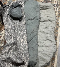 USGI 4 Piece Modular Sleep System ACU Digital Camo Sleeping Bag Army Military