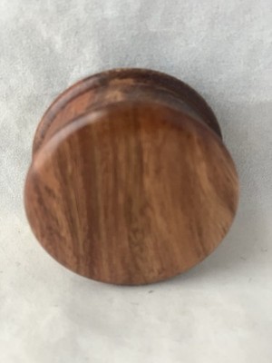 Small Wood Herb Spice Tobacco Grinder Brown Kitchen Camping                   A1