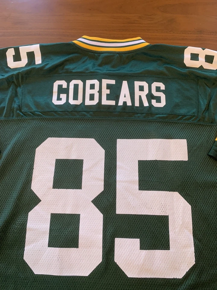 Camiseta deportiva vintage de los 90 Go Chicago Bears Green Bay Packers para hombre 2XL NFL mordaza broma de regalo Foto 3 de 4