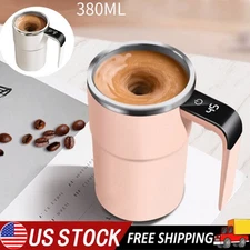 Automatic Magnetic Electric Self Stirring Mug Cup Mixing Coffee Milk Tea Beer