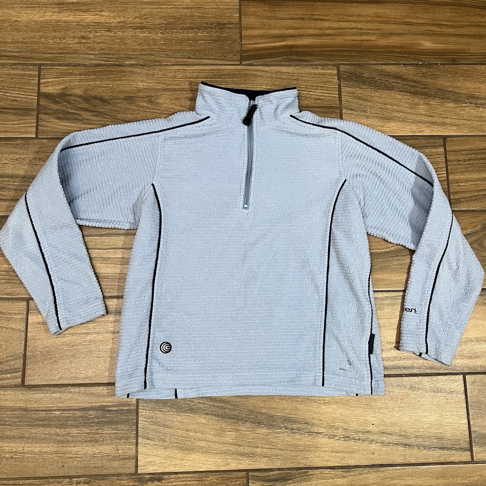 Columbia Quarter Zip Fleece Pullover Men’s Medium Light Blue