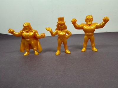 Wendy's DC Superheroes Yellow Gold Figure LOT Shazam Zatanna Martian Manhunter