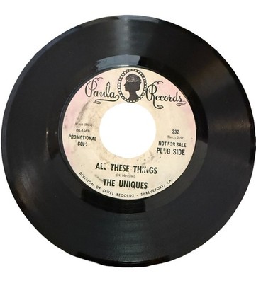 The Uniques - All These Things, 7'', (Vinyl)