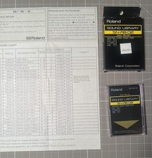 Roland SN-R8-02 Jazz Brush /R-8 /R-8M With Box And Sound List.