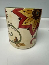 Pier 1 Imports Vintage Floral Earthenware Planter