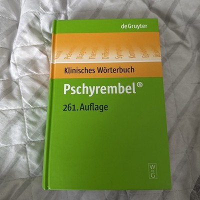 Klinisches Wörterbuch Pschyrembel de Gruyter Lehrbuch Lexikon der Medizin Pflege