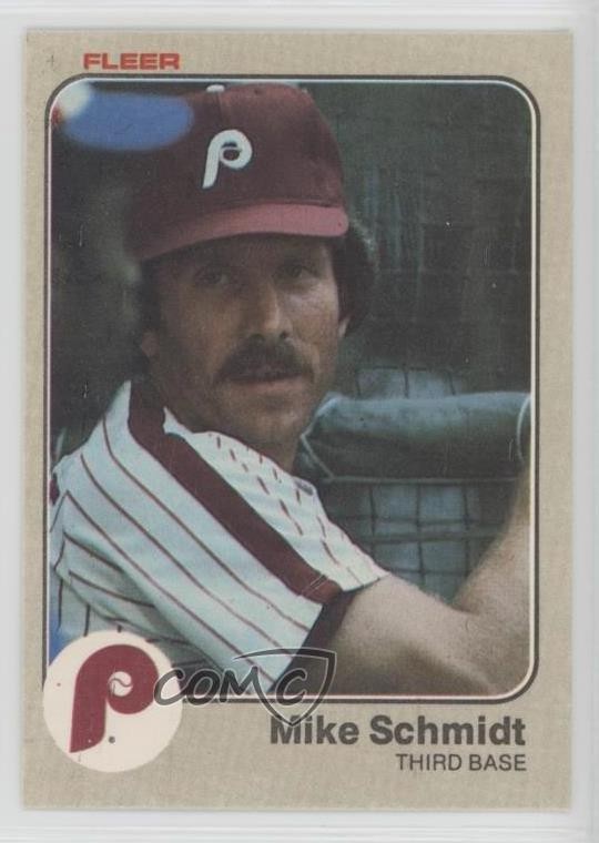 1983 Fleer Mike Schmidt #173 HOF 0a3