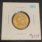 1893 $5 Liberty Head Half Eagle Gold Piece/Coin  VERY NICE! GREAT PRICE!