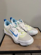 Nike Force Trout 9 Pro Fresh Pack White-Volt-Blue-Photo Blue Sz 9 [FQ7941-100]