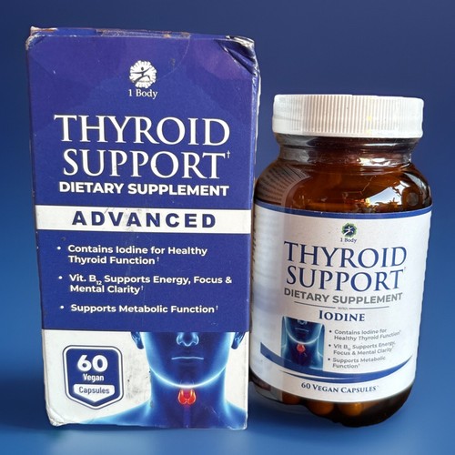 1 Body Thyroid Support Supplement with Iodine