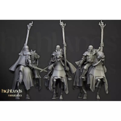 Higlands Miniature Mensch aus dem Sundland - Zauberer Zu Pferd 2 - 3D-Druck