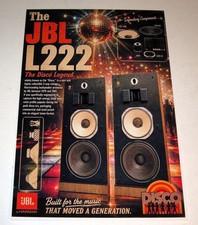 JBL L222 Disco Horn Home Speakers Poster 19