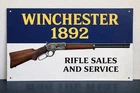 Winchester  Model Rifle 1892  Ammunition Vintage Style Metal Sign Advertising