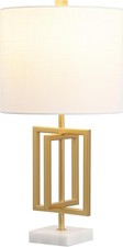 Jonathan y table lampled anya marble 20" jyl1039a