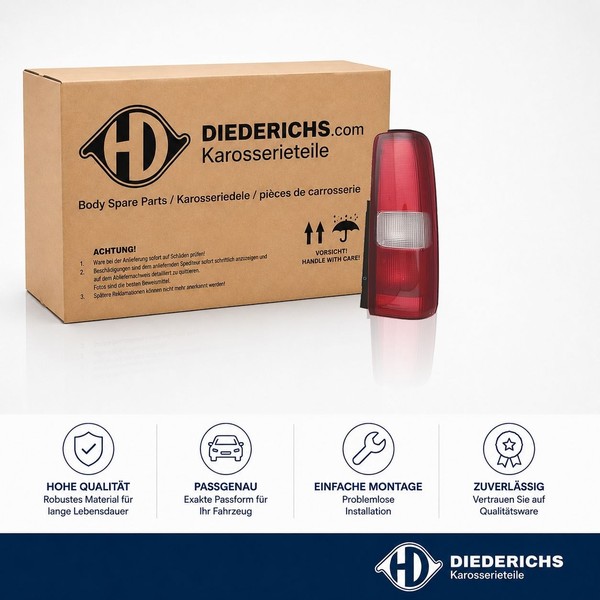 Heckleuchte Rechts Diederichs 6425890 FÜR Suzuki RÜCkleuchte Hecklicht-image